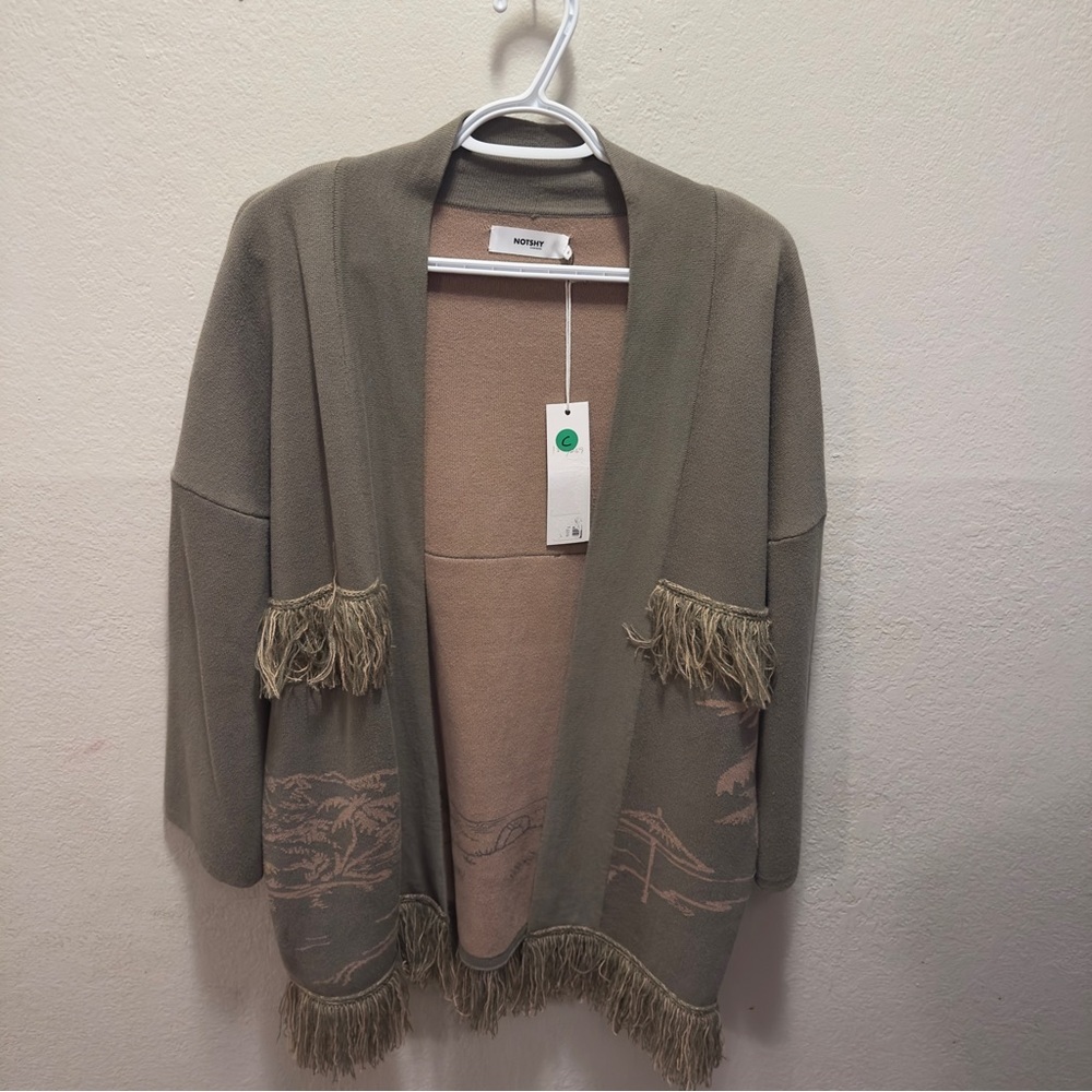 Army Green Cardigan